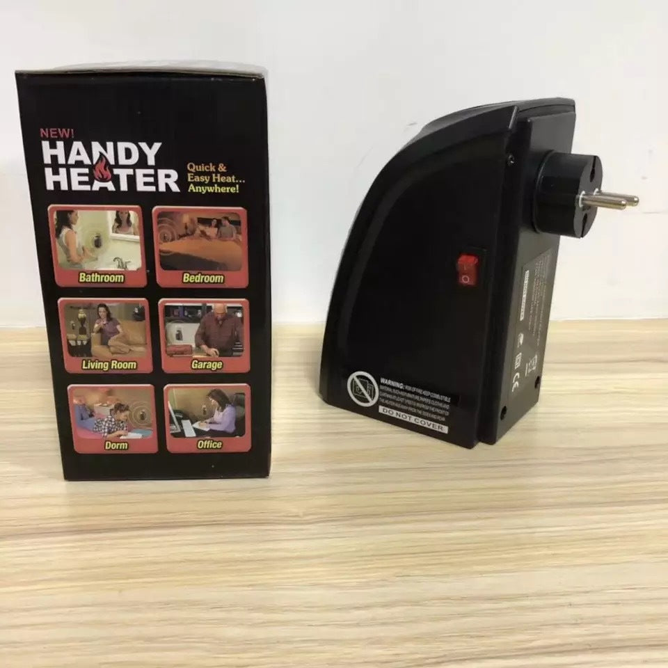 Chauffage mural électrique compact 500W à thermostat réglable